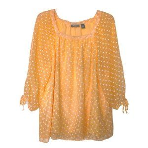 Martha Stewart Polka Dot Top